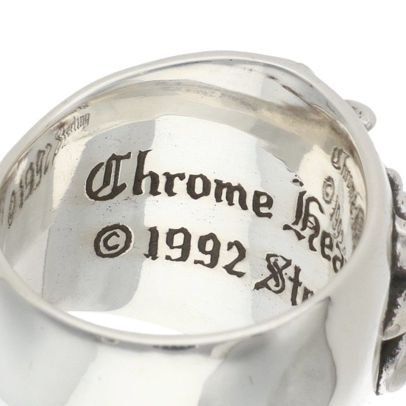 Chrome Hearts KEEPER Sterling Silver Ring Size ONE SIZE