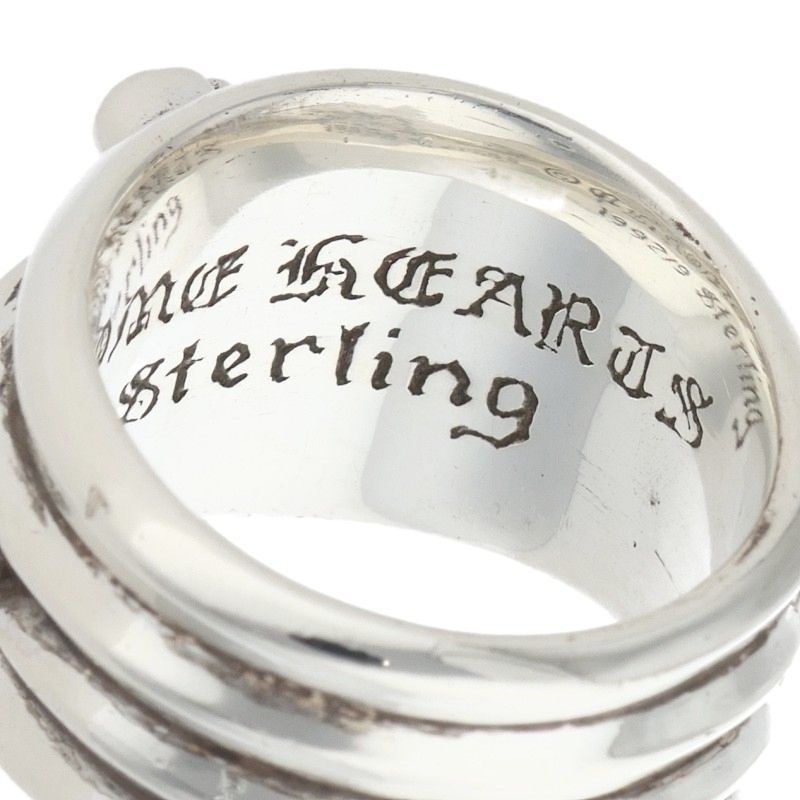 Chrome Hearts DAGGER Sterling Silver Ring Size US 5.5