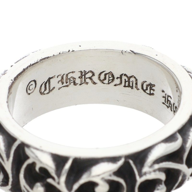 Chrome Hearts Eternity Vine Band Silver Ring Size ONE SIZE
