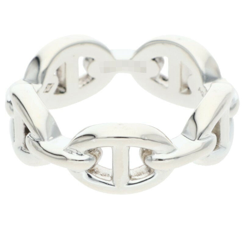 HERMES Chaine d'Ancre Enchainee PM Silver Ring Size ONE SIZE