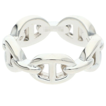 HERMES Chaine d'Ancre Enchainee PM Silver Ring Size ONE SIZE