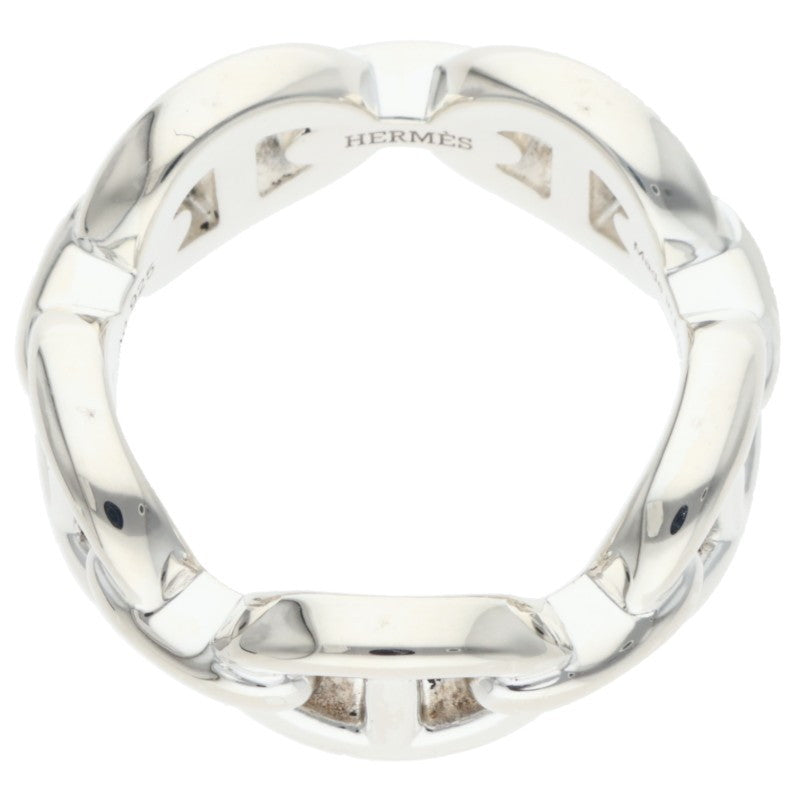 HERMES Chaine d'Ancre Enchainee PM Silver Ring Size ONE SIZE