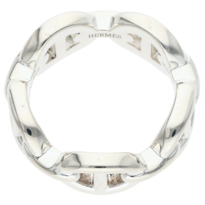 HERMES Chaine d'Ancre Enchainee PM Silver Ring Size ONE SIZE