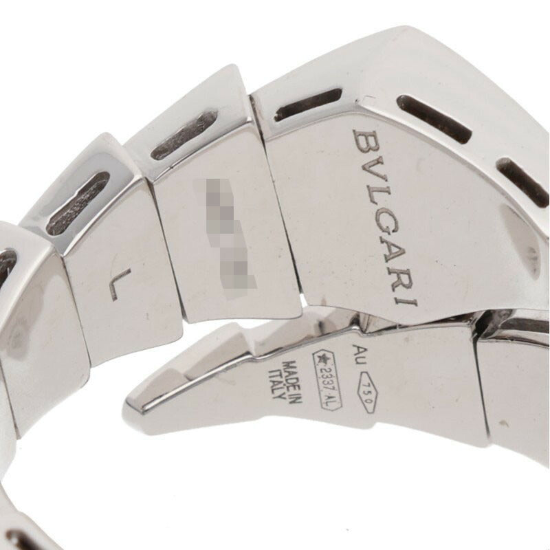 BVLGARI Serpenti Viper Full Pave Diamond Ring Size ONE SIZE