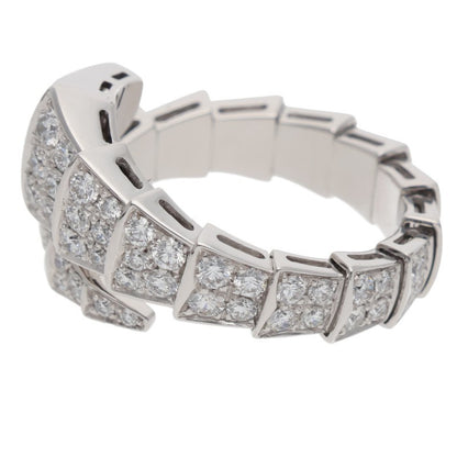BVLGARI Serpenti Viper Full Pave Diamond Ring Size ONE SIZE