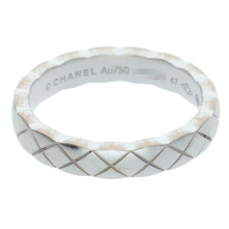 CHANEL Coco Crush K18WG Mini Model Ring Size ONE SIZE