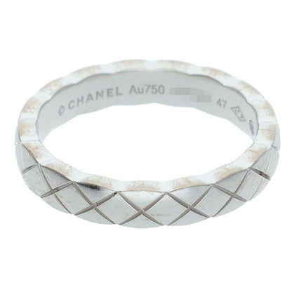 CHANEL Coco Crush K18WG Mini Model Ring Size ONE SIZE