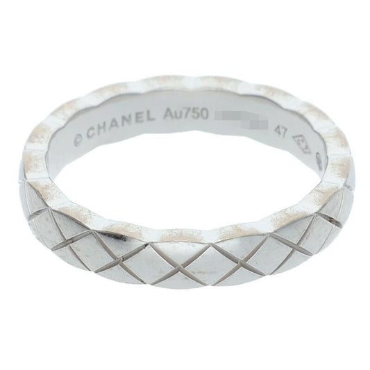 CHANEL Coco Crush K18WG Mini Model Ring Size ONE SIZE
