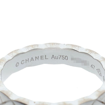 CHANEL Coco Crush K18WG Mini Model Ring Size ONE SIZE