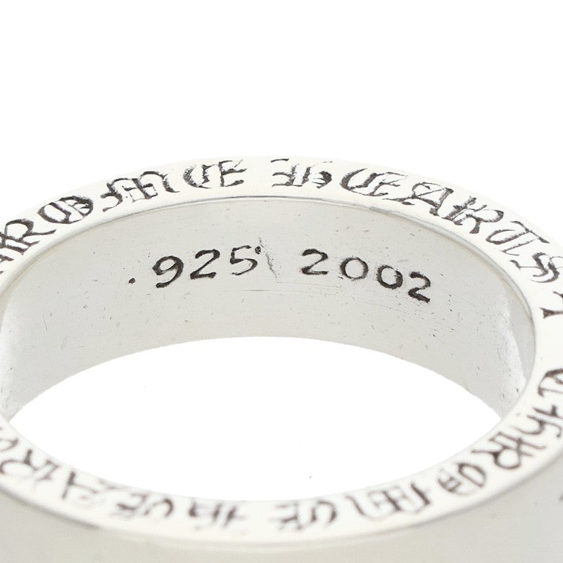 Chrome Hearts 6mm Spacer Plain Silver Ring Size US 7.5