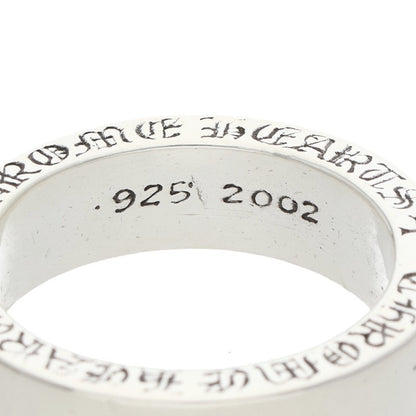 Chrome Hearts 6mm Spacer Plain Silver Ring Size US 7.5