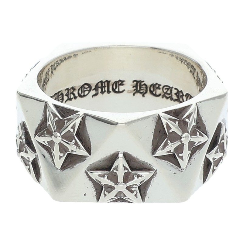 Chrome Hearts Pentagon Star Silver Ring Size ONE SIZE