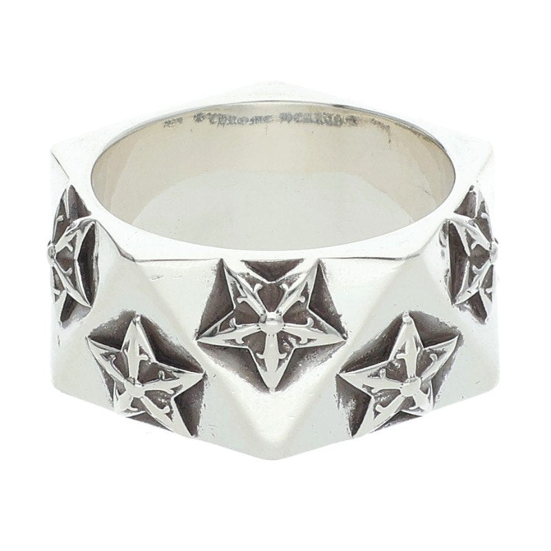 Chrome Hearts Pentagon Star Silver Ring Size ONE SIZE
