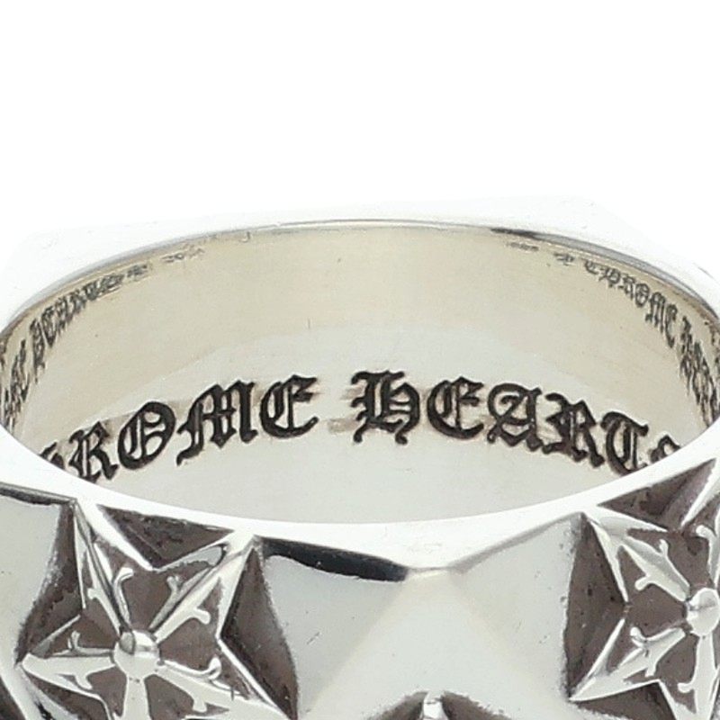 Chrome Hearts Pentagon Star Silver Ring Size ONE SIZE