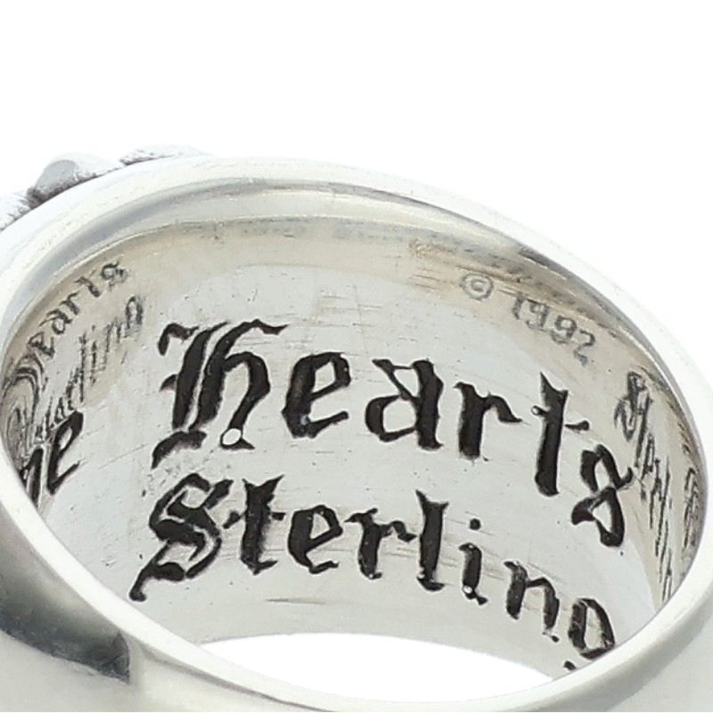 Chrome Hearts FLRL CRS 1DIA Silver Ring Size ONE SIZE