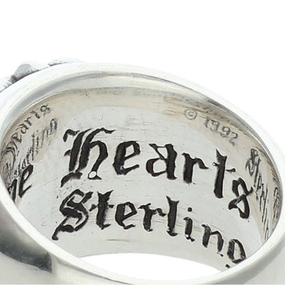 Chrome Hearts FLRL CRS 1DIA Silver Ring Size ONE SIZE