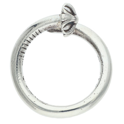 Chrome Hearts NAIL CRSBALL Silver Ring Size JP 17