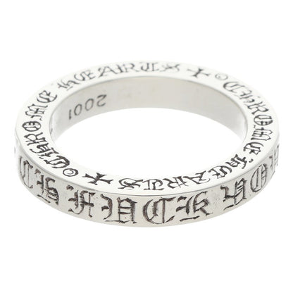 Chrome Hearts 3mm SPACER FUCKYOU Silver Ring Size ONE SIZE