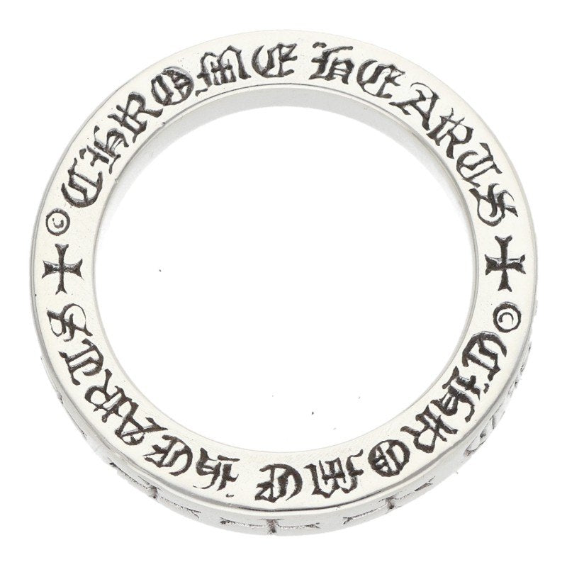 Chrome Hearts 3mm SPACER FUCKYOU Silver Ring Size ONE SIZE