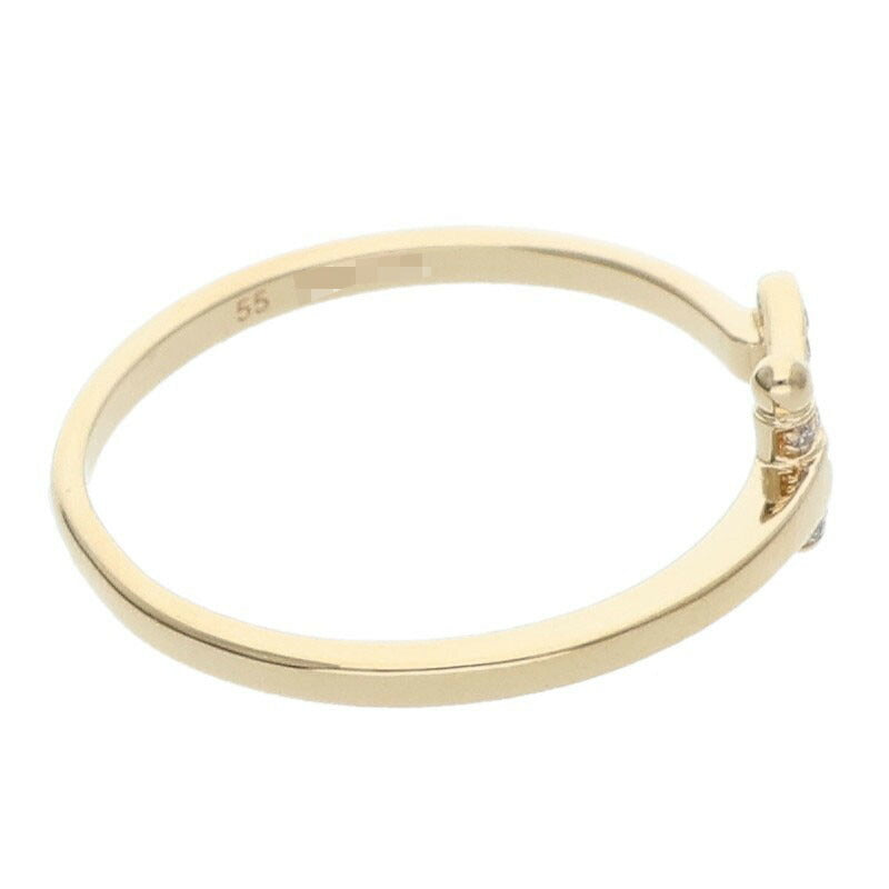 FRED Force 10 Small 18K YG Diamond Ring Size ONE SIZE