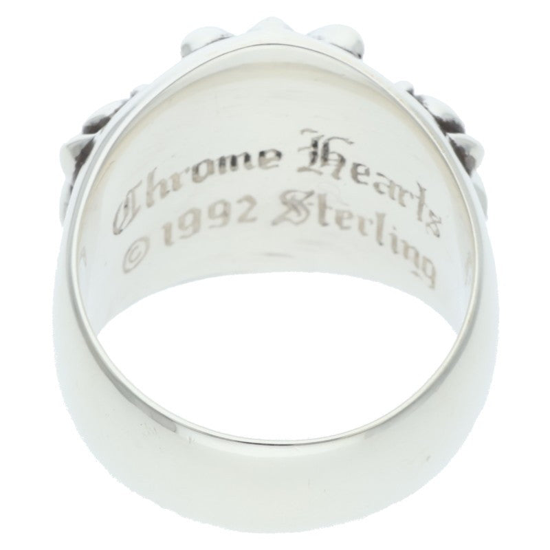 Chrome Hearts KEEPER Sterling Silver Ring Size ONE SIZE