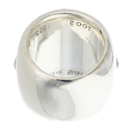Chrome Hearts CLASSIC OVAL Cross Silver Ring Size ONE SIZE