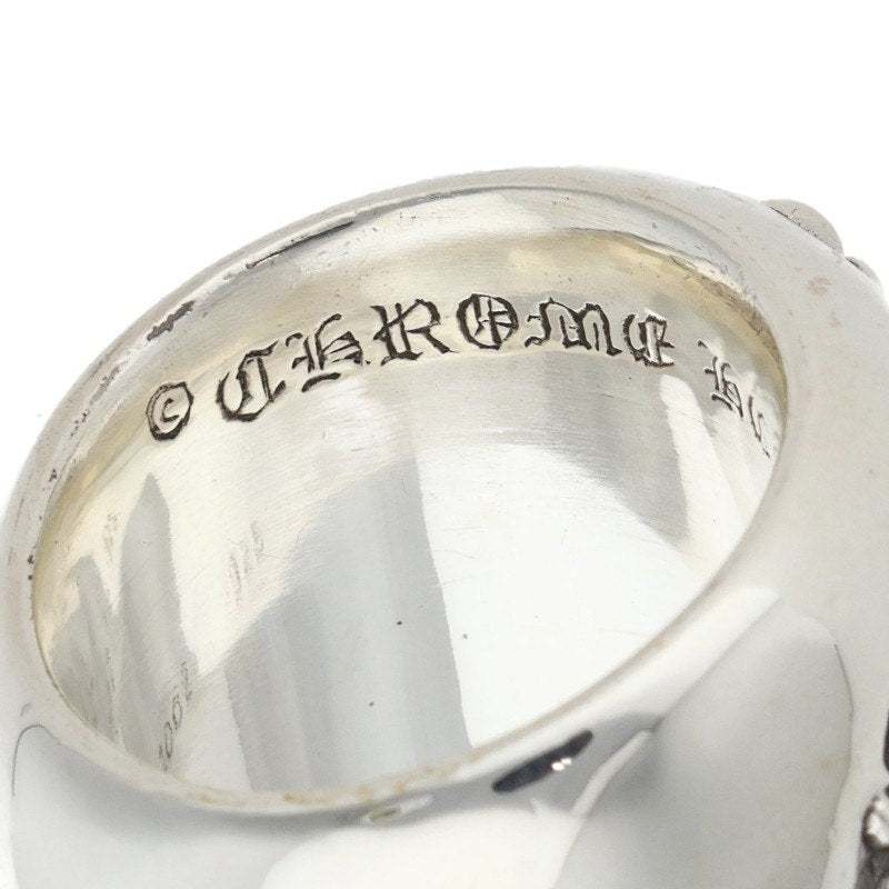 Chrome Hearts CLASSIC OVAL Cross Silver Ring Size ONE SIZE