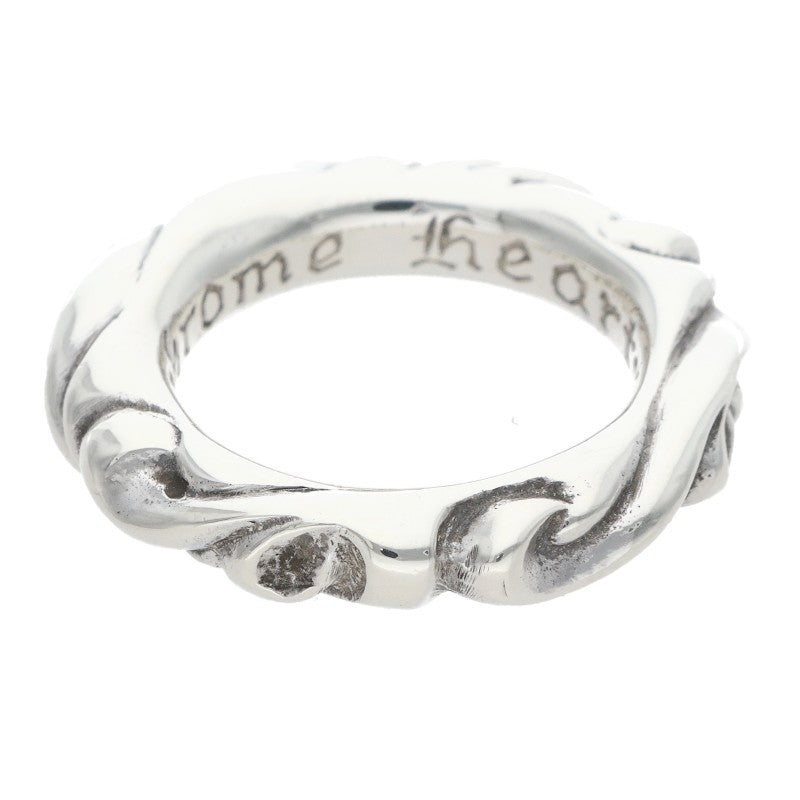 Chrome Hearts Scroll Band Silver Ring Size US 4