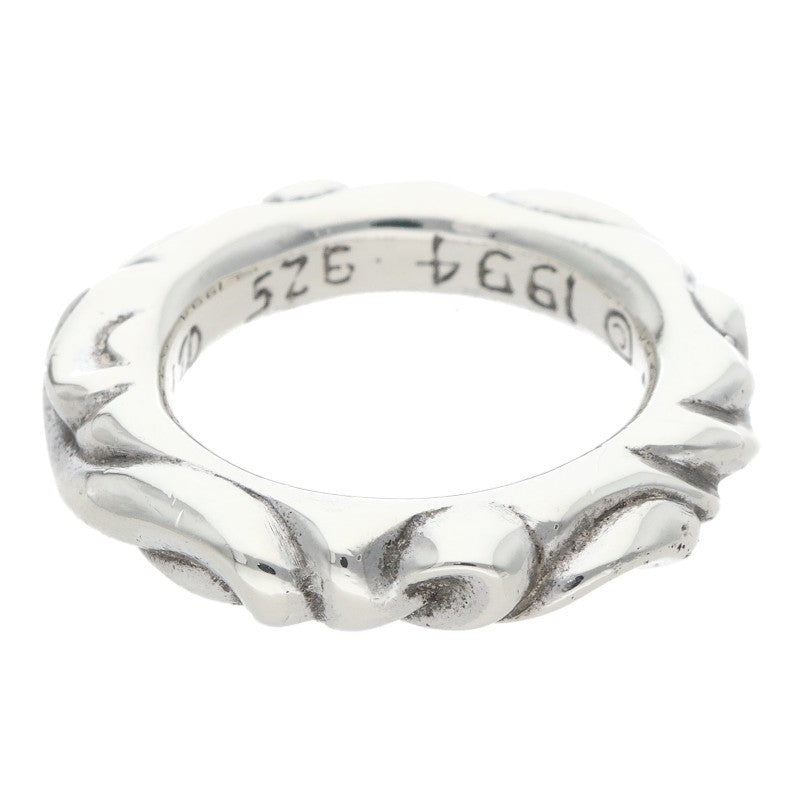 Chrome Hearts Scroll Band Silver Ring Size US 4