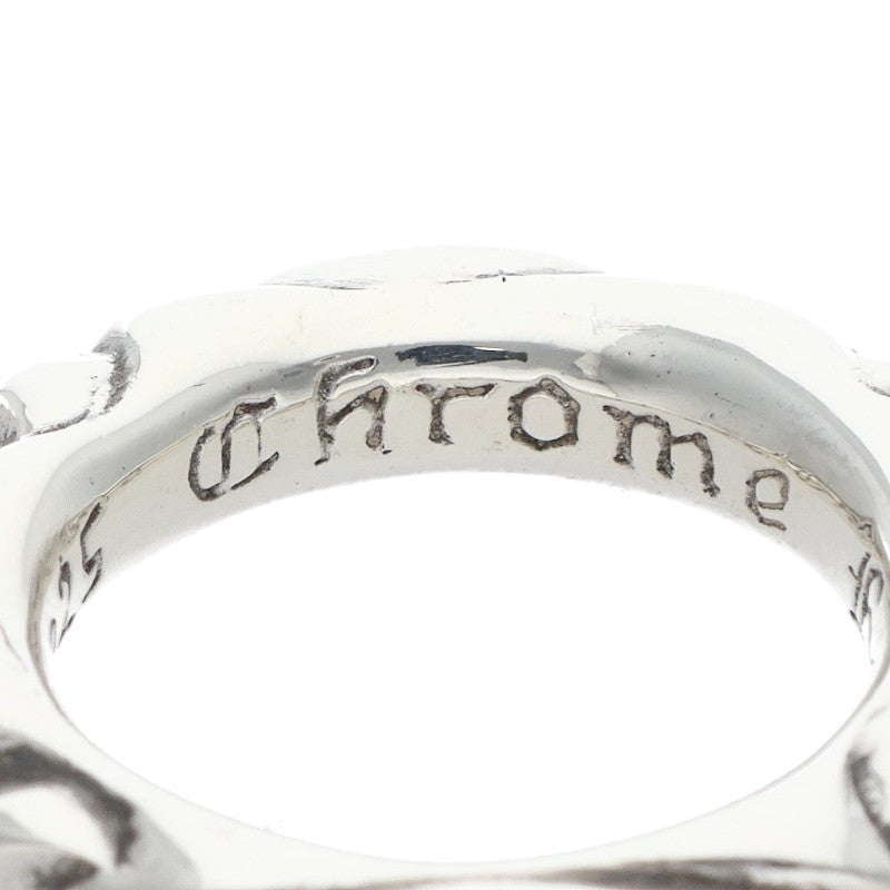 Chrome Hearts Scroll Band Silver Ring Size US 4