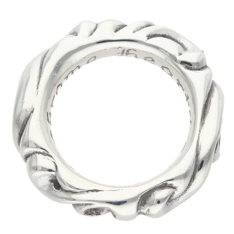 Chrome Hearts Scroll Band Silver Ring Size US 4