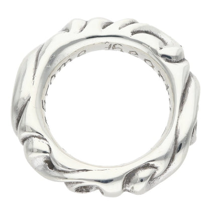 Chrome Hearts Scroll Band Silver Ring Size US 4