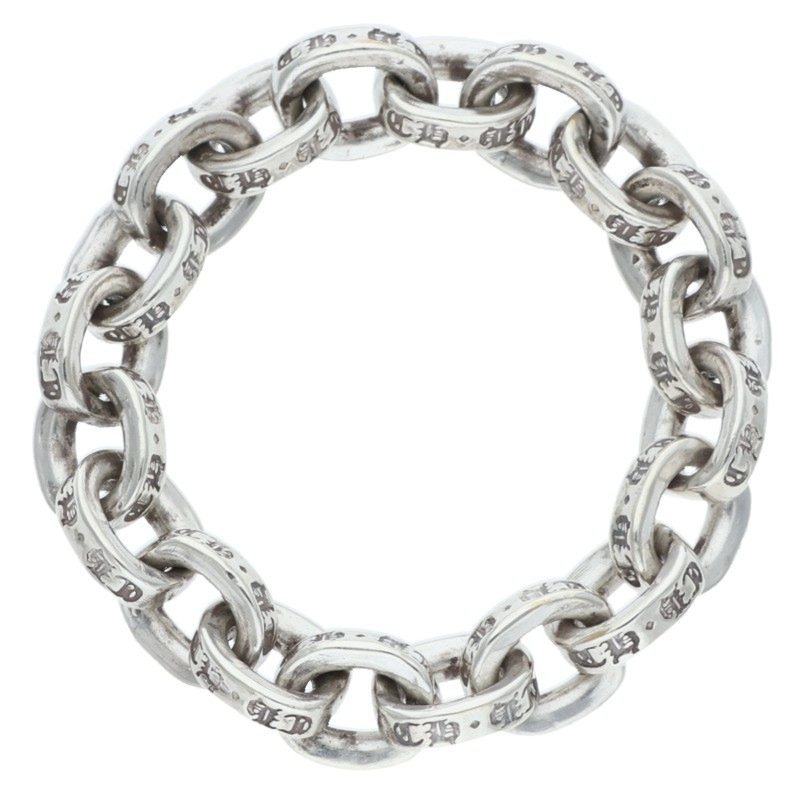 Chrome Hearts Paper Chain Silver Ring Size ONE SIZE