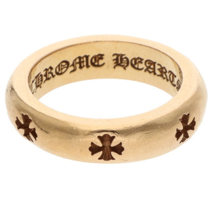 Chrome Hearts 22K Negative CH Plus Gold Ring Size JP 14