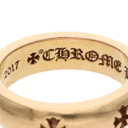Chrome Hearts 22K Negative CH Plus Gold Ring Size JP 14