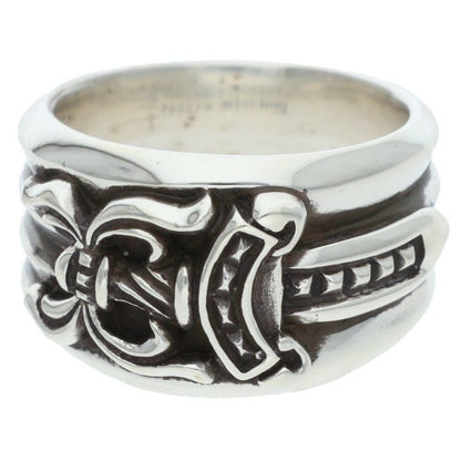 Chrome Hearts Dagger Sterling Silver Ring Size US 8.5
