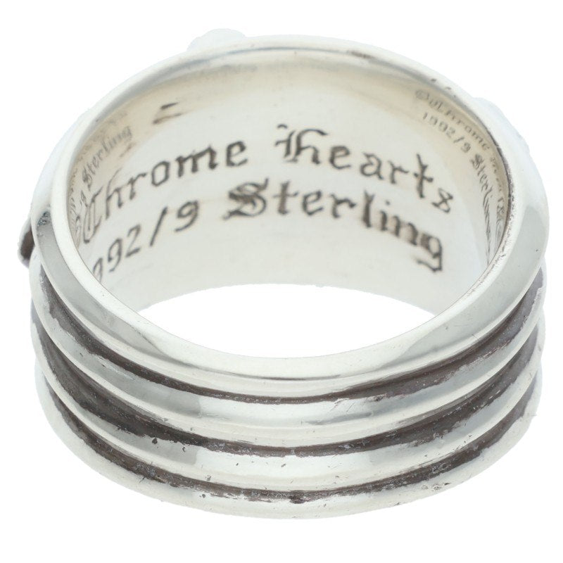 Chrome Hearts Dagger Sterling Silver Ring Size US 8.5