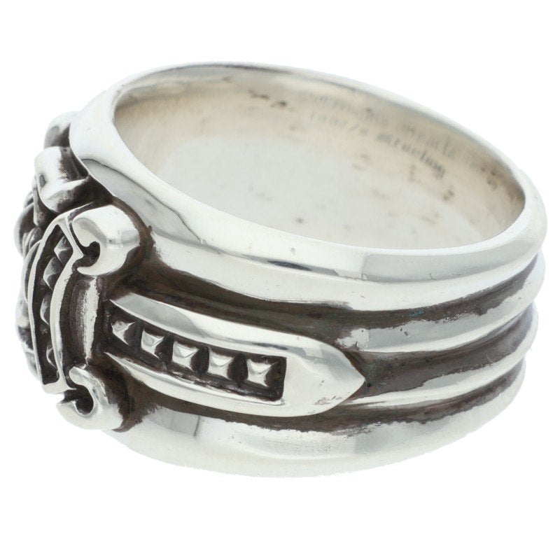 Chrome Hearts Dagger Sterling Silver Ring Size US 8.5
