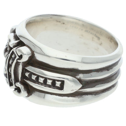 Chrome Hearts Dagger Sterling Silver Ring Size US 8.5