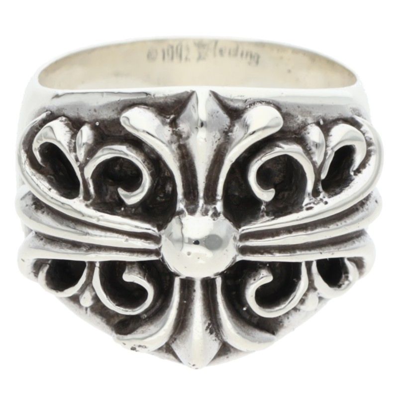 Chrome Hearts Keeper Sterling Silver Ring Size ONE SIZE