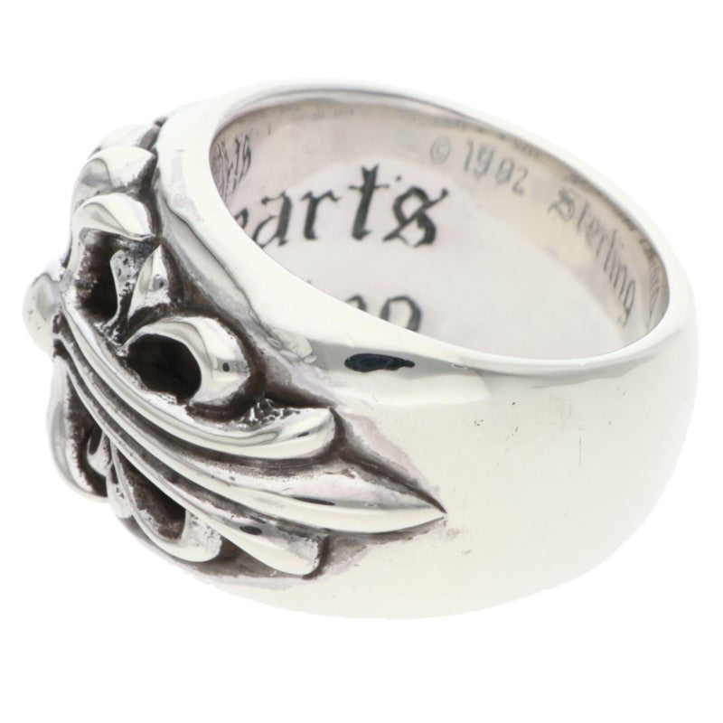 Chrome Hearts Floral Cross Silver Ring Size US 4.5