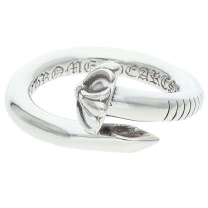 Chrome Hearts Nail Crossball Silver Ring Size US 4