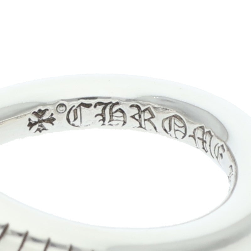 Chrome Hearts Nail Crossball Silver Ring Size US 4