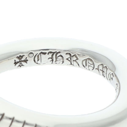 Chrome Hearts Nail Crossball Silver Ring Size US 4
