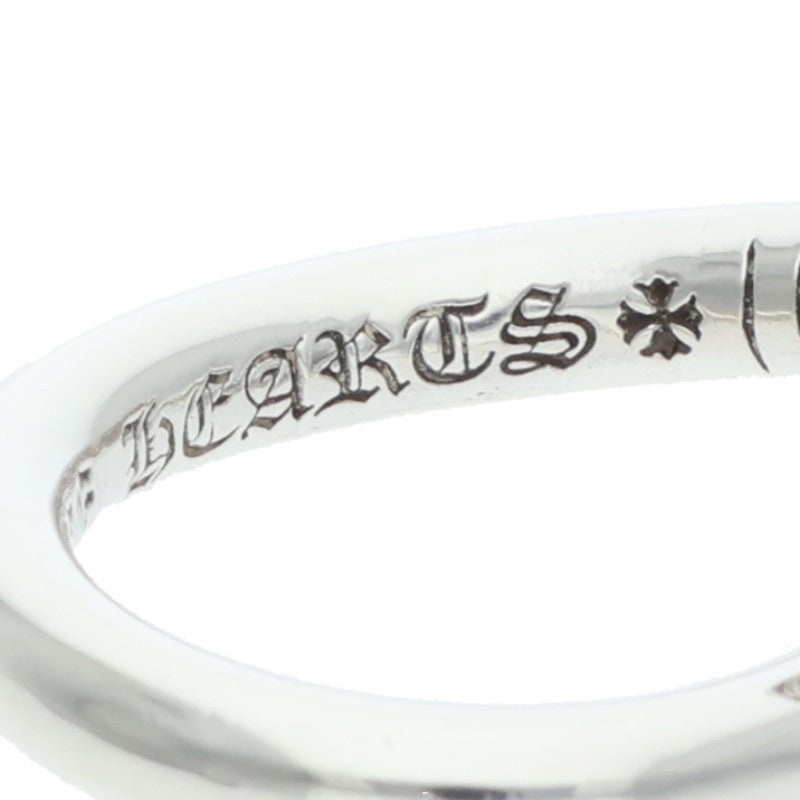 Chrome Hearts Nail Crossball Silver Ring Size US 4