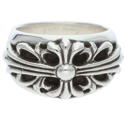 Chrome Hearts Floral Cross Silver Ring Size ONE SIZE