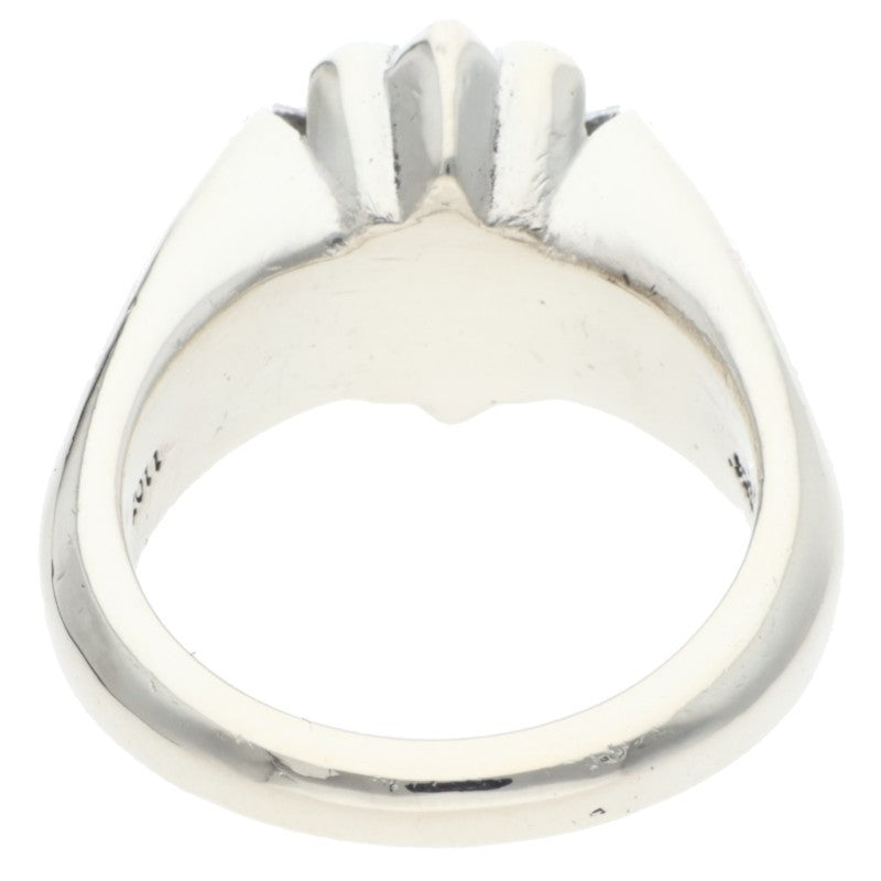 Chrome Hearts Small Cutout Plus Silver Ring Size US 6.5