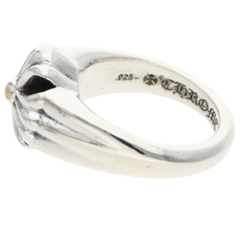Chrome Hearts Small Cutout Plus Silver Ring Size US 6.5