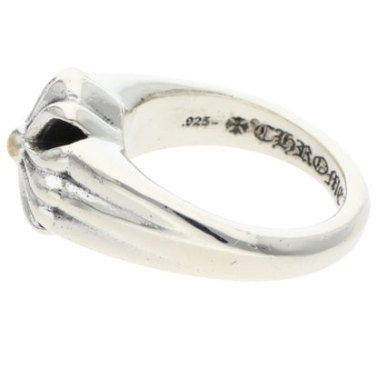 Chrome Hearts Small Cutout Plus Silver Ring Size US 6.5
