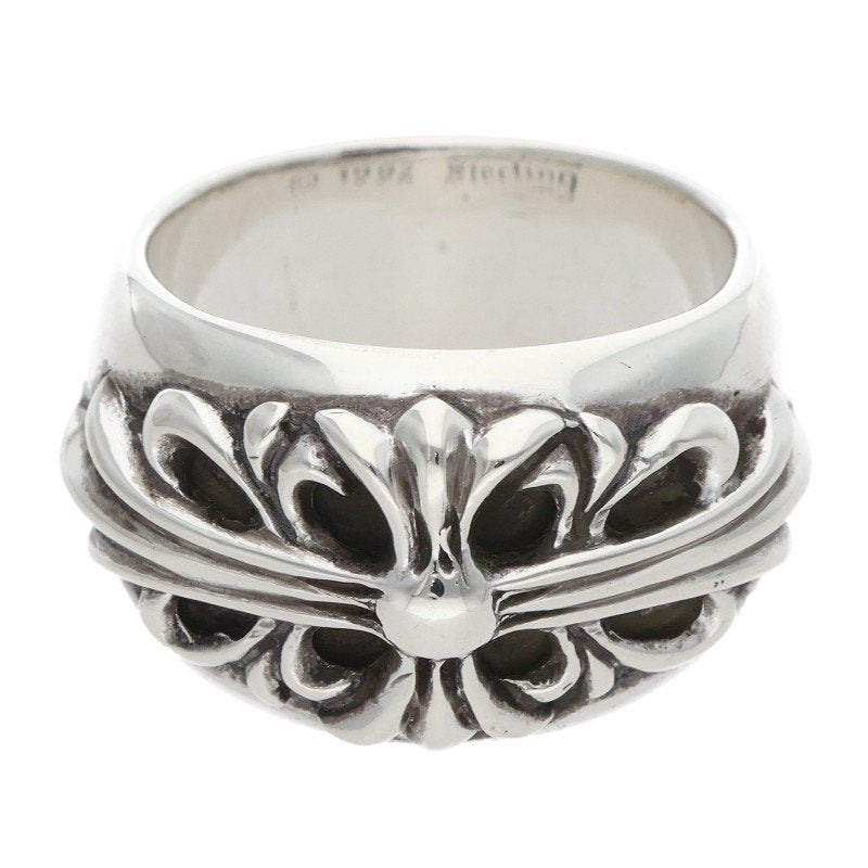 Chrome Hearts Floral Cross Silver Ring Size ONE SIZE